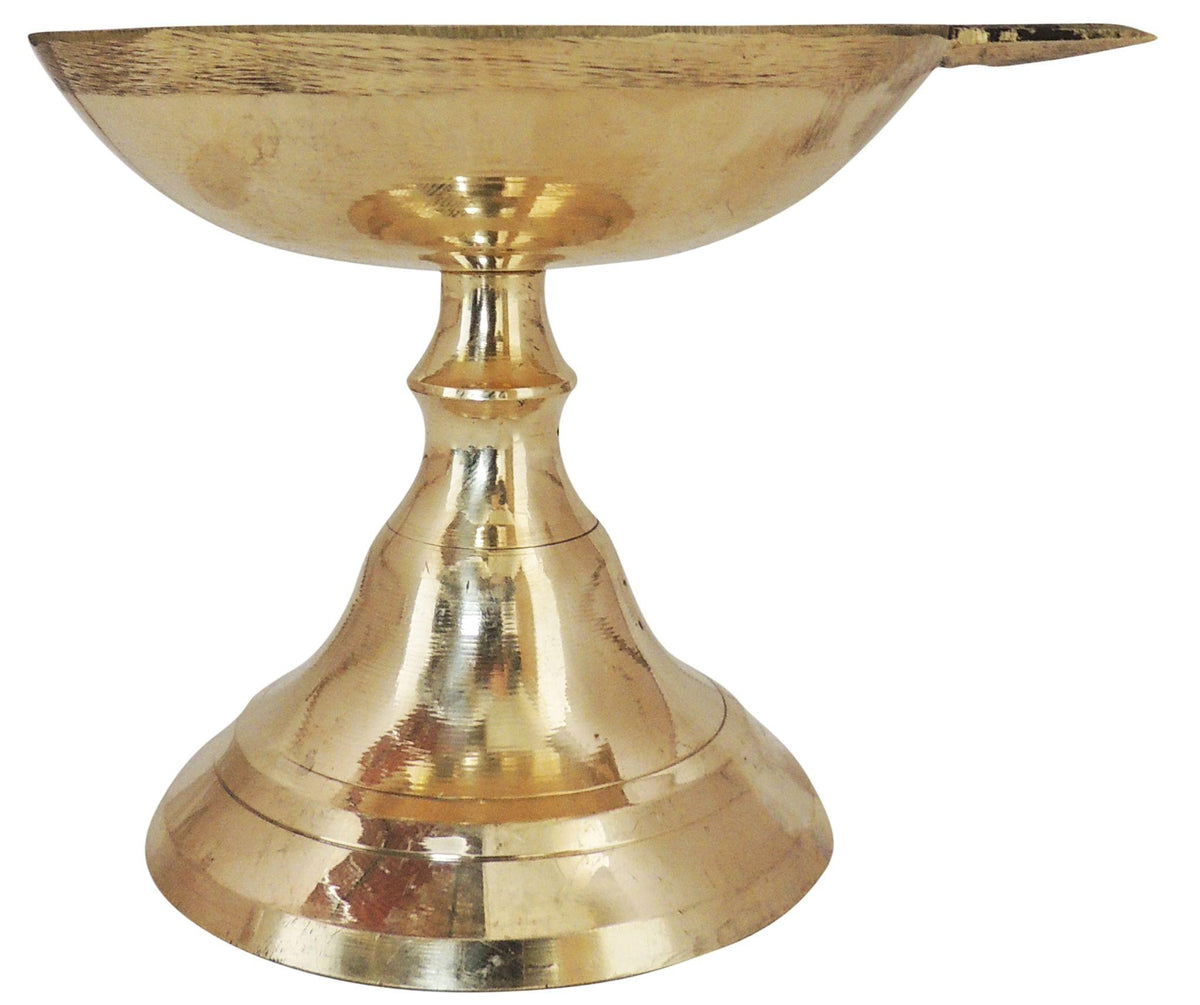 Brass Table Decor Panti Stand Deepak No. 2 - 5*4*4* Inch (F685 B)