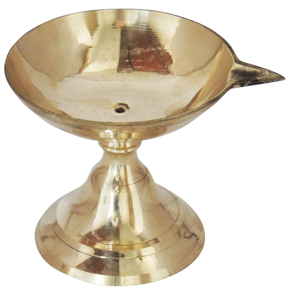 Brass Table Decor Panti Stand Deepak No. 2 - 5*4*4* Inch (F685 B)