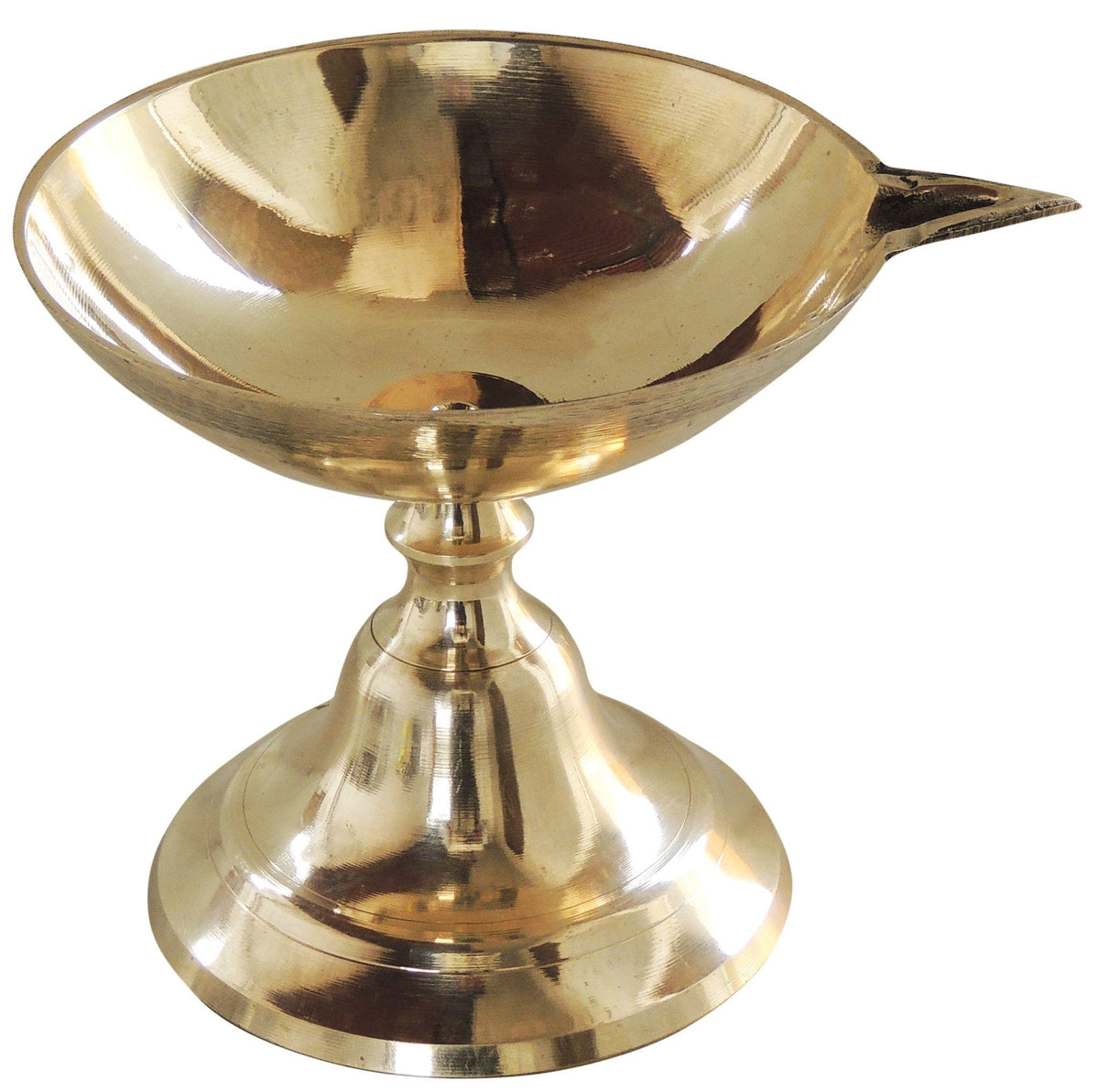 Brass Table Decor Panti Stand Deepak No. 4 Pooja Item (F685 D)