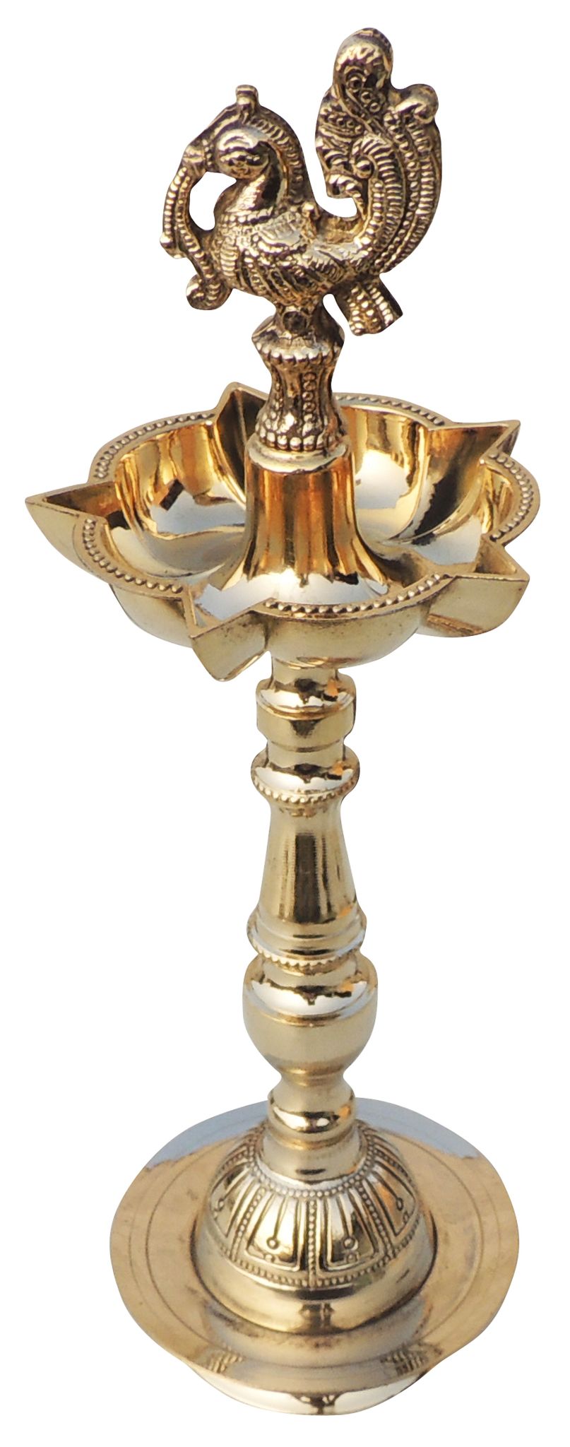 Brass Decorative Deepak Dana No. 11, Diwali Gifting Item - 4.5*4.5*14 Inch (F714 H)