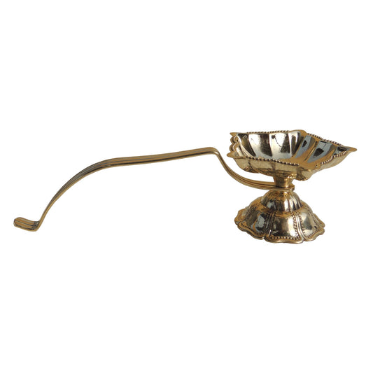 Brass Table Decor Akhand Deepak - 7.5*2.7*2 Inch (F780 D)
