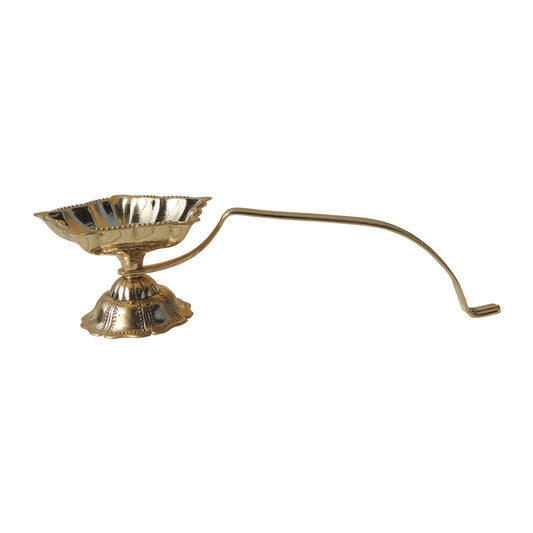 Brass Table Decor Akhand Deepak - 8.5*3.2*2.2 Inch (F780 E)