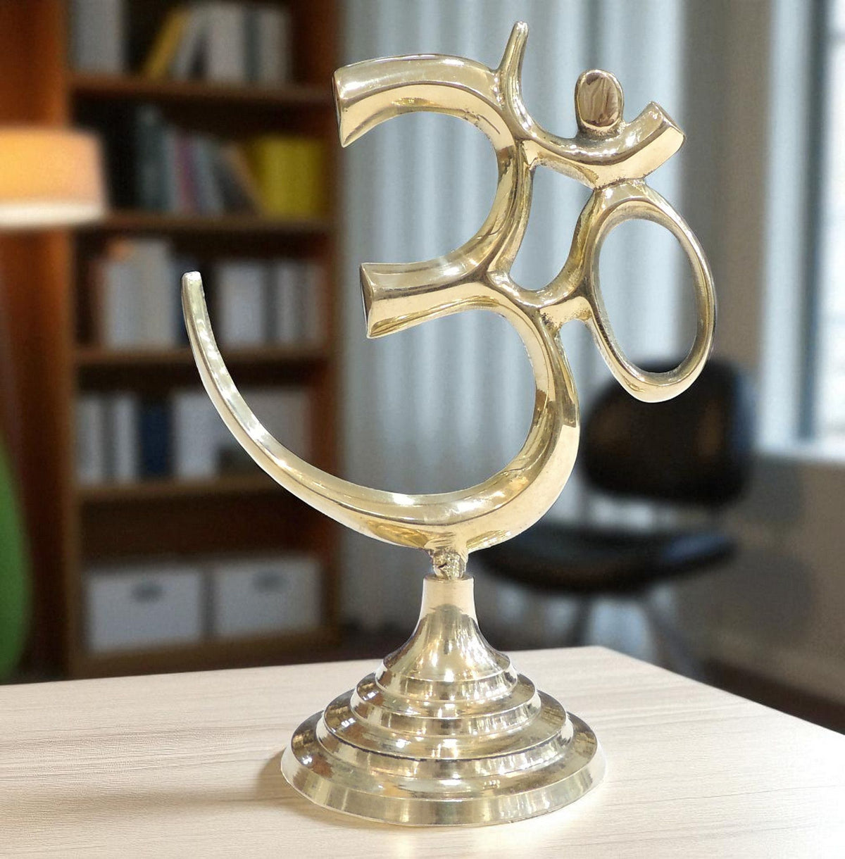 Brass Home Decor Standing Om - 4.5*2.5*6.5 Inch (F785 D)