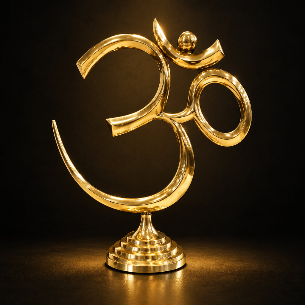 Brass Home Decor Standing Om - 20*7.5*24 Inch (F785 O)