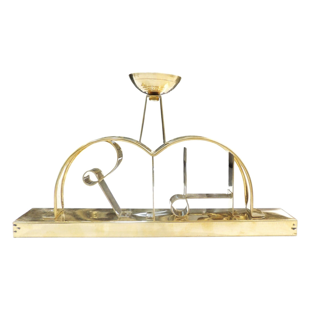 Brass Table Decor Ram Deepak - 12.2*2.5*7 Inch (F790 C)