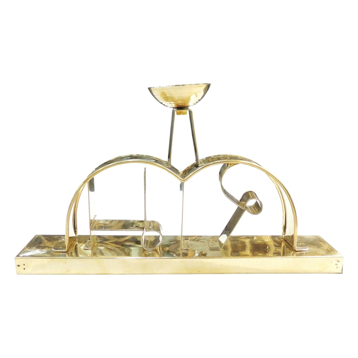 Brass Table Decor Ram Deepak - 12.2*2.5*7 Inch (F790 C)