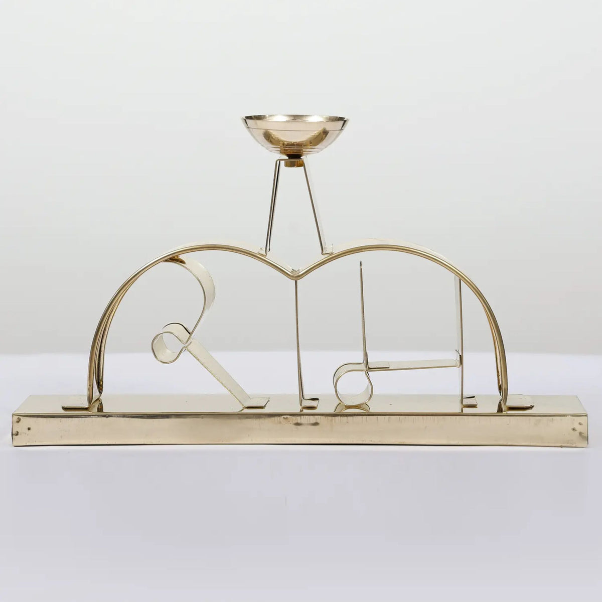 Brass Table Decor Ram Deepak - 12.2*2.5*7 Inch (F790 C)