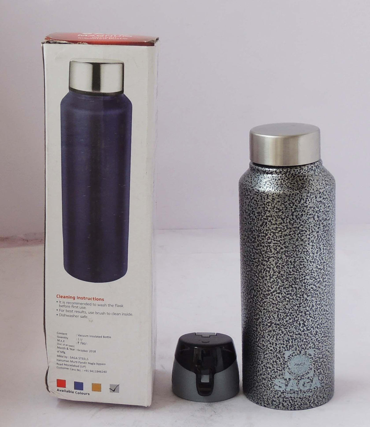 Vacume Magnam Bottle 550 ML - 2.8*2.8*8.5 inch (S046 A)