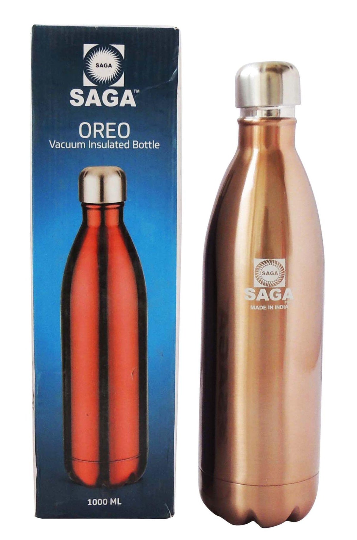 Vaccum Oreo Bottle 1000 ML - 3.5*3.5*12 inch (S047 D)