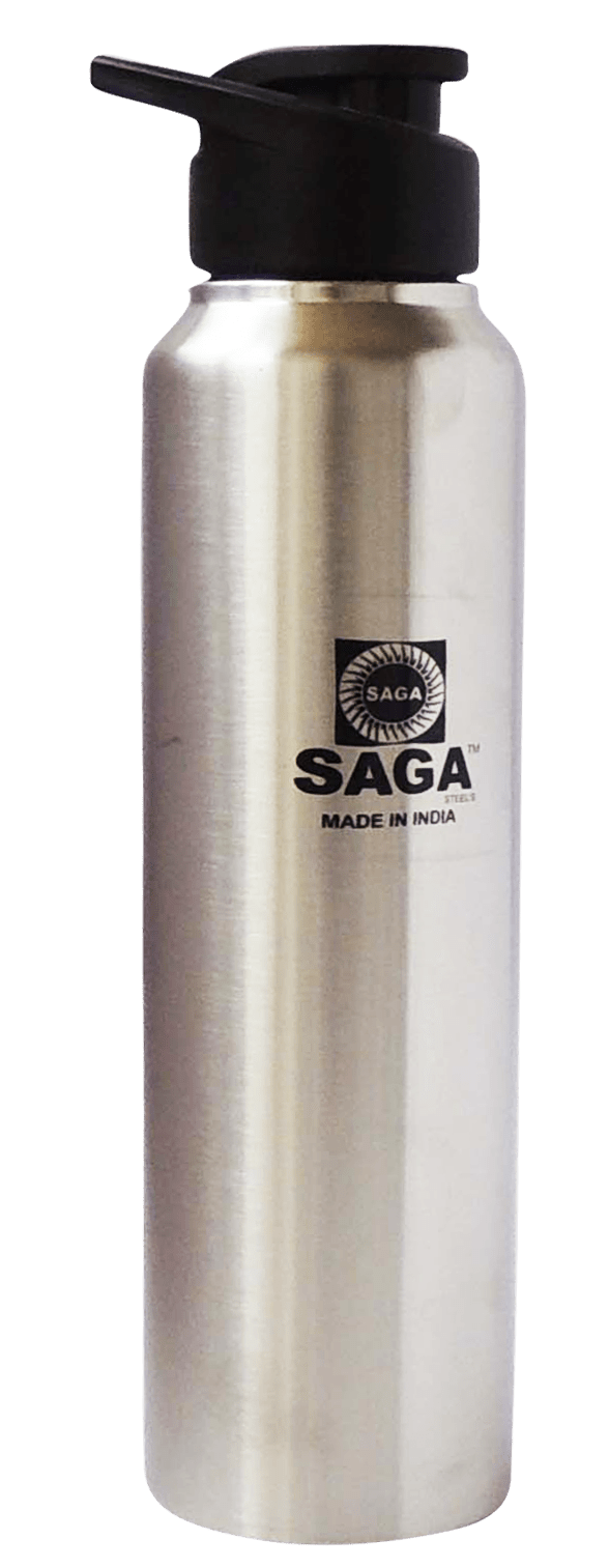 Slipper Lid Bottle 1000 ml Steel Colour - 2.8*2.8*11 inch (S048 A)