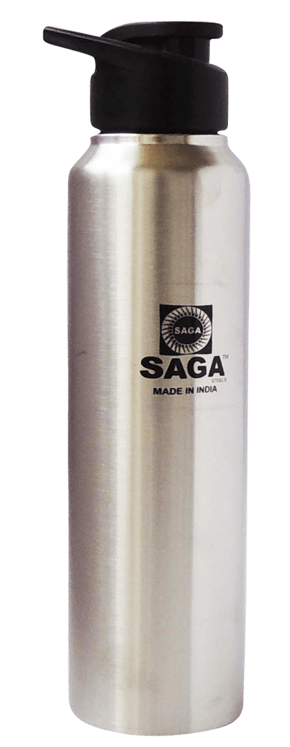 Slipper Lid Bottle 1000 ml Steel Colour - 2.8*2.8*11 inch (S048 A)