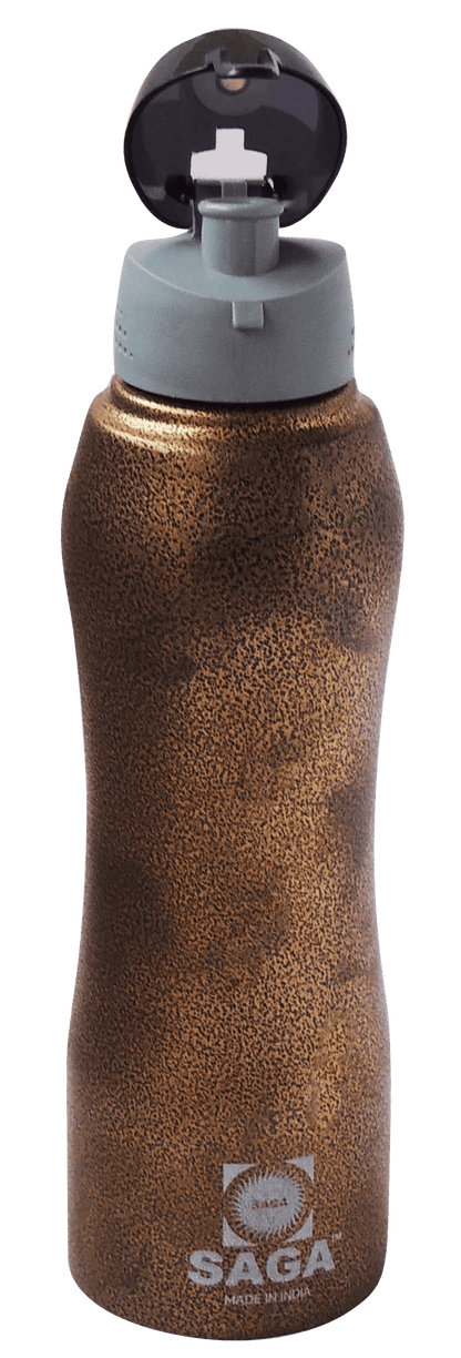 Slipper Lid Bottle 1000 ml Brown Colour - 3.2*3.2*11 inch (S048 B)