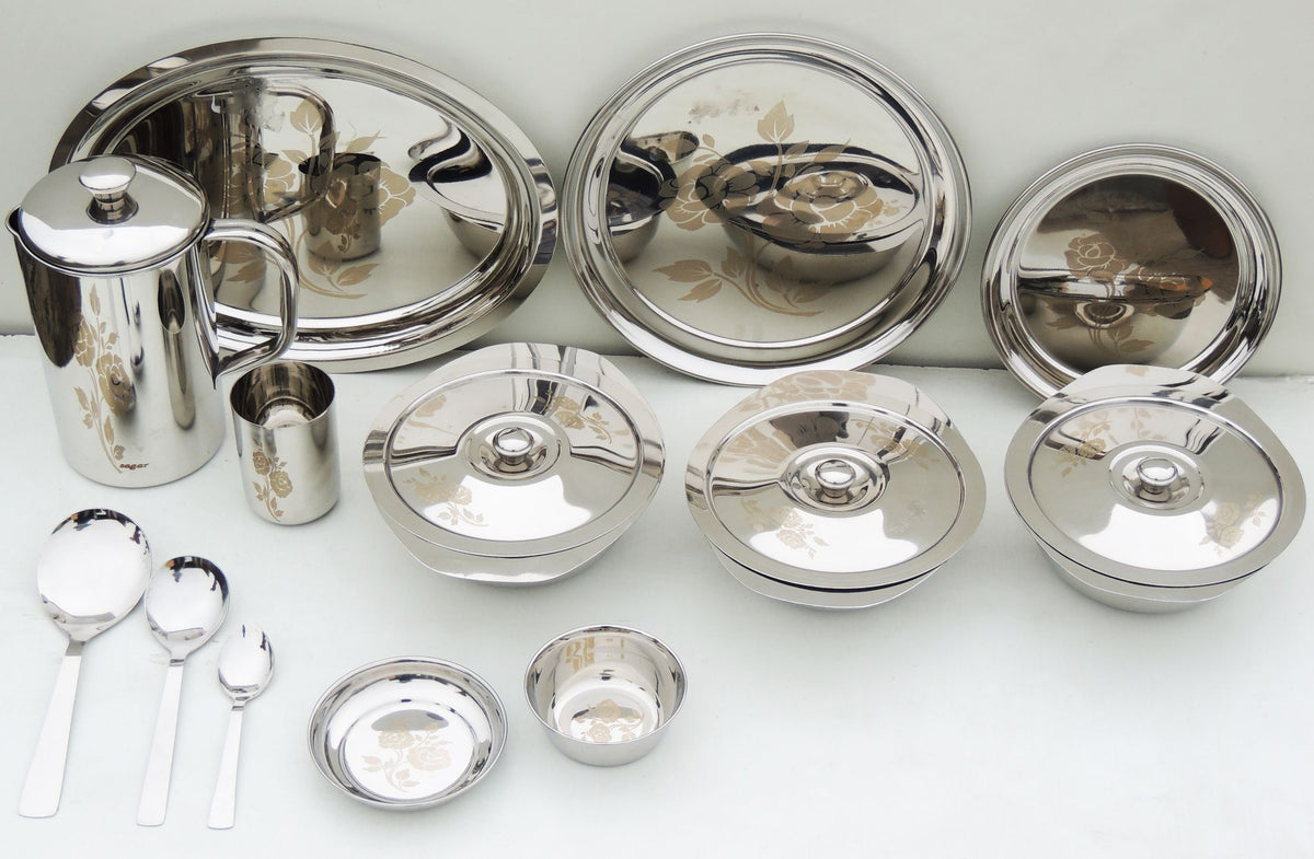Dinner Set Lazer Craft 57 pcs - 2*2*2 inch (S063 D)