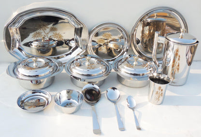 Dinner Set Alexa Lazer Touch 57 pcs - 2*2*2 inch (S063 E)