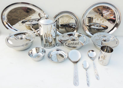 Dinner Set Super Fine Lazer Touch 51 pcs - 2*2*2 inch (S063 B)