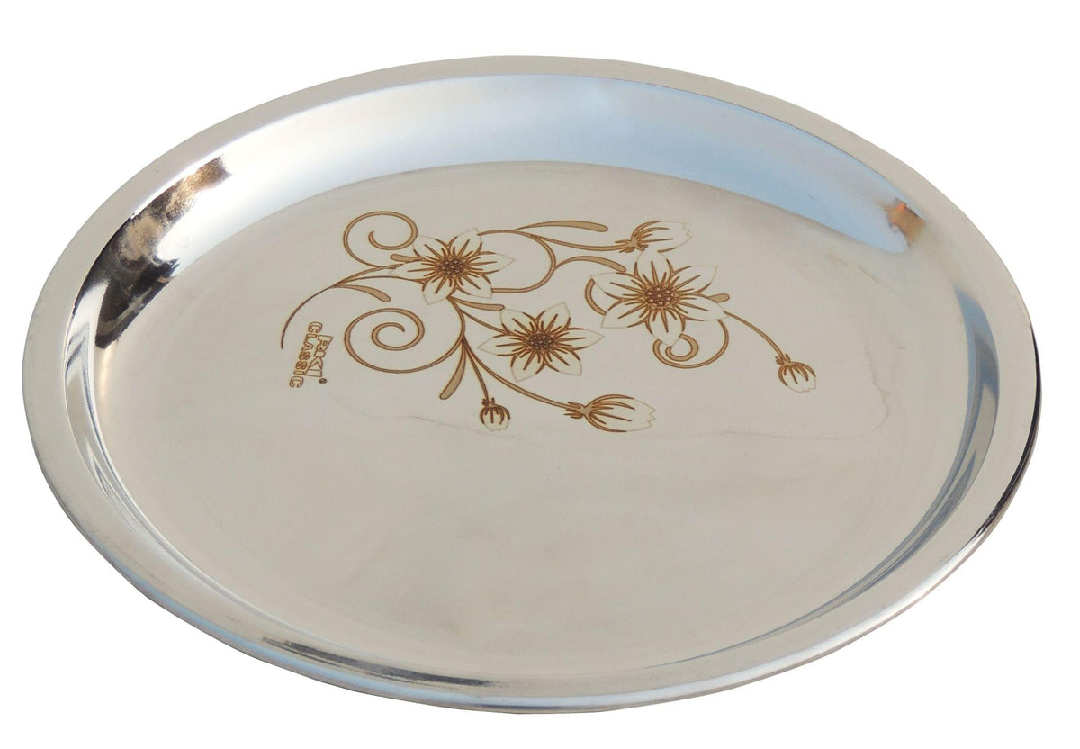 Pure Steel Plate, China Plate Quater (24 Gaugae) - 7.5*7.5*0.5 inch (S079 A)
