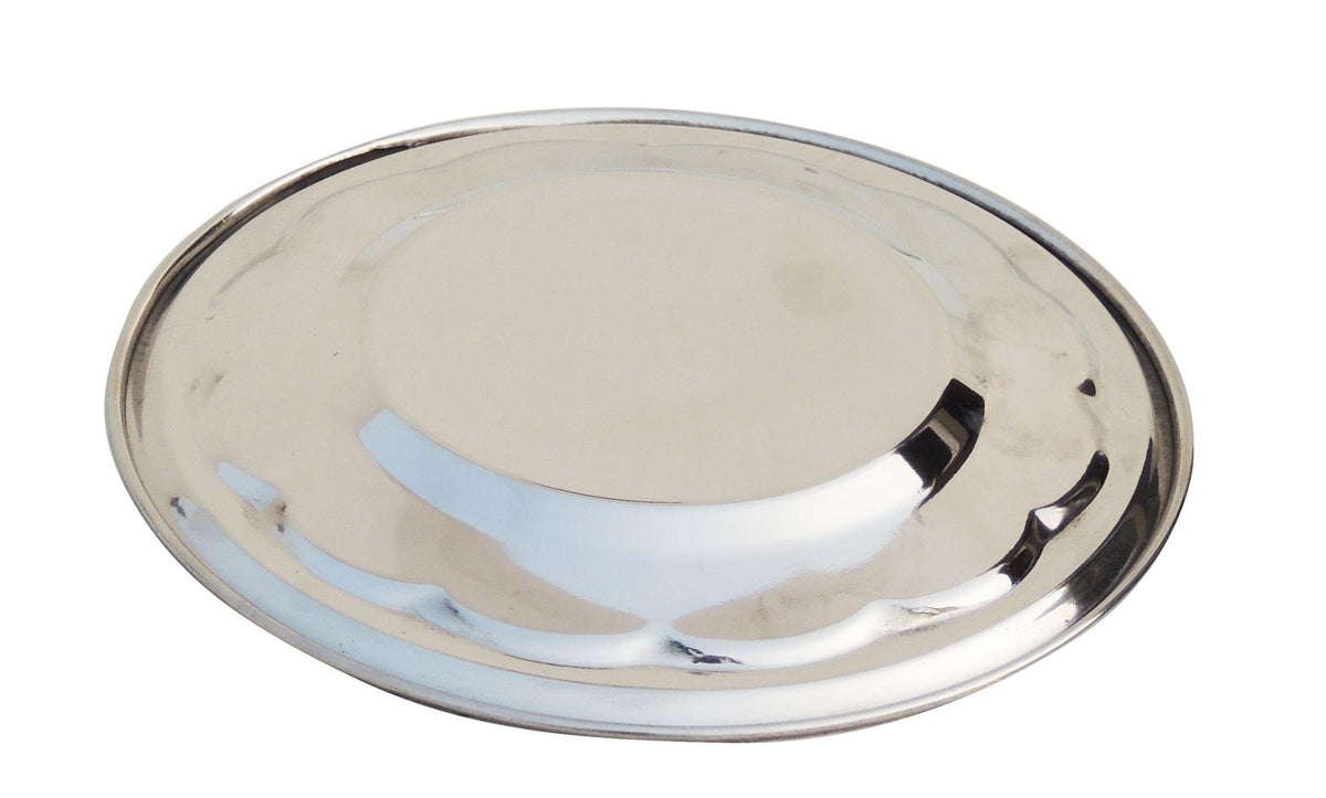 Pure Steel Plate, Border Plate Quater (24 Gaugae) - 7.2*7.2*0.5 inch (S080 A)
