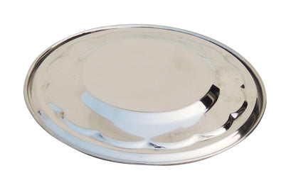 Pure Steel Plate, Border Plate Quater (24 Gaugae) - 7.2*7.2*0.5 inch (S080 A)