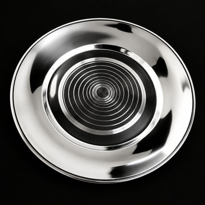 Dinner Plate Silver Touch Quater (26 Gauge)- 7.1*7.1*0.5 inch (S090 A)
