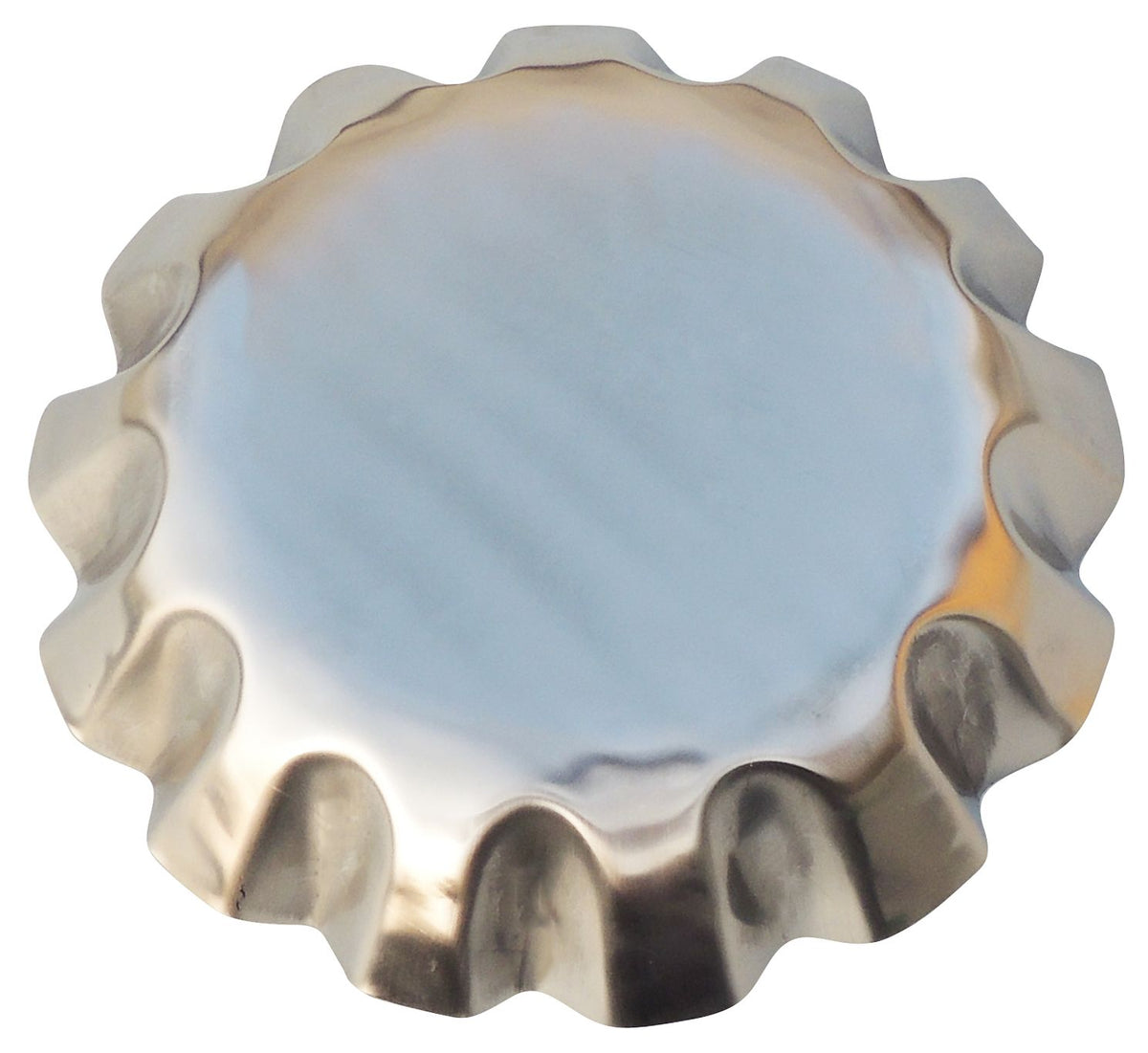 Steel Decorative Oval Tray, Diwali Gifting Item - 8.5*8.8*2 Inch (S107 D)
