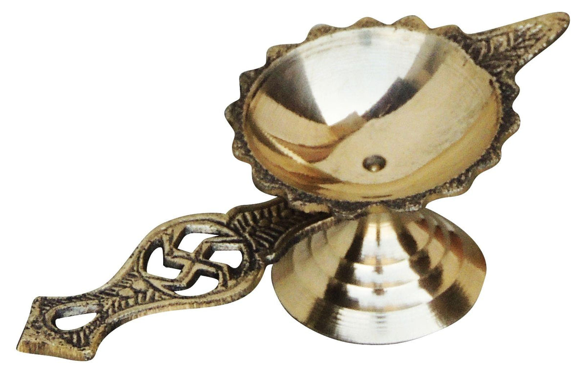Swastic Deepak No. 1 - 4*1.8*1.4 inch (Z144 B)