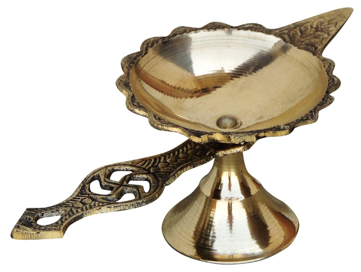 Swastic Deepak No. 2- 4.4*2.1*1.8 inch (Z144 C)