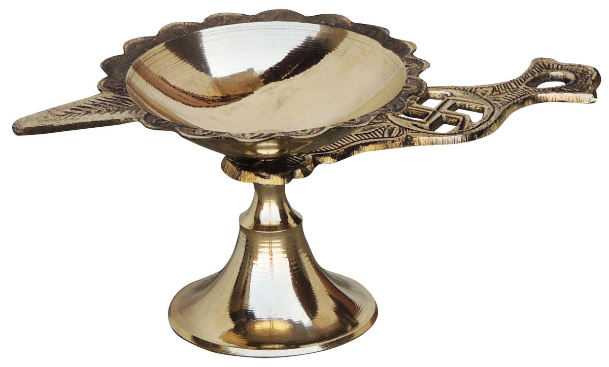 Swastic Deepak No. 4 - 6*2.8*2.4 inch (Z144 E)