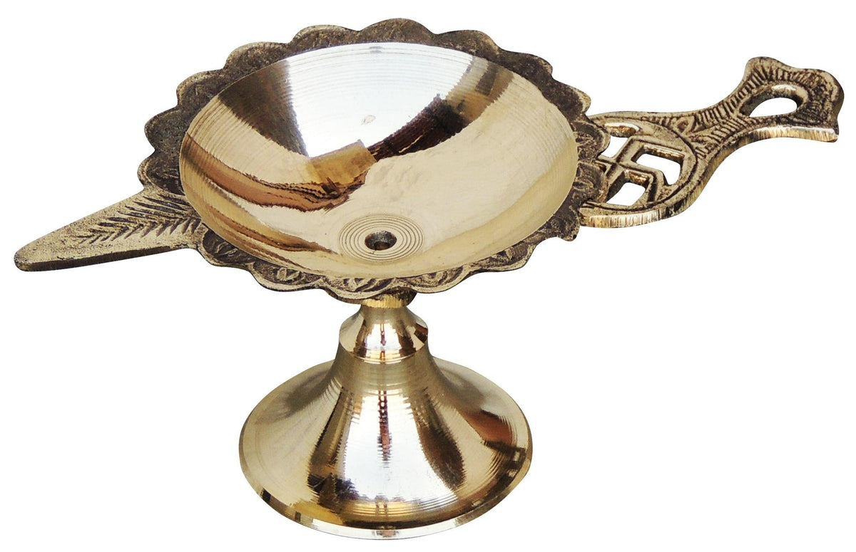 Swastic Deepak No. 4 - 6*2.8*2.4 inch (Z144 E)