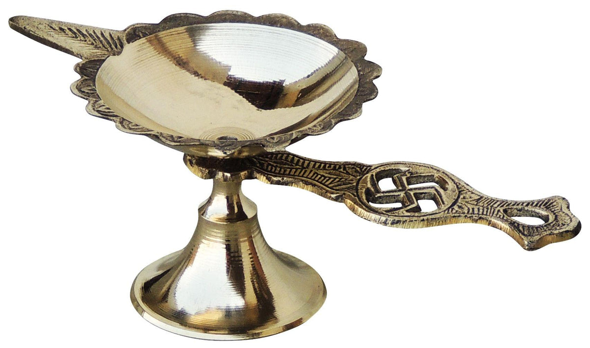 Swastic Deepak No. 4 - 6*2.8*2.4 inch (Z144 E)