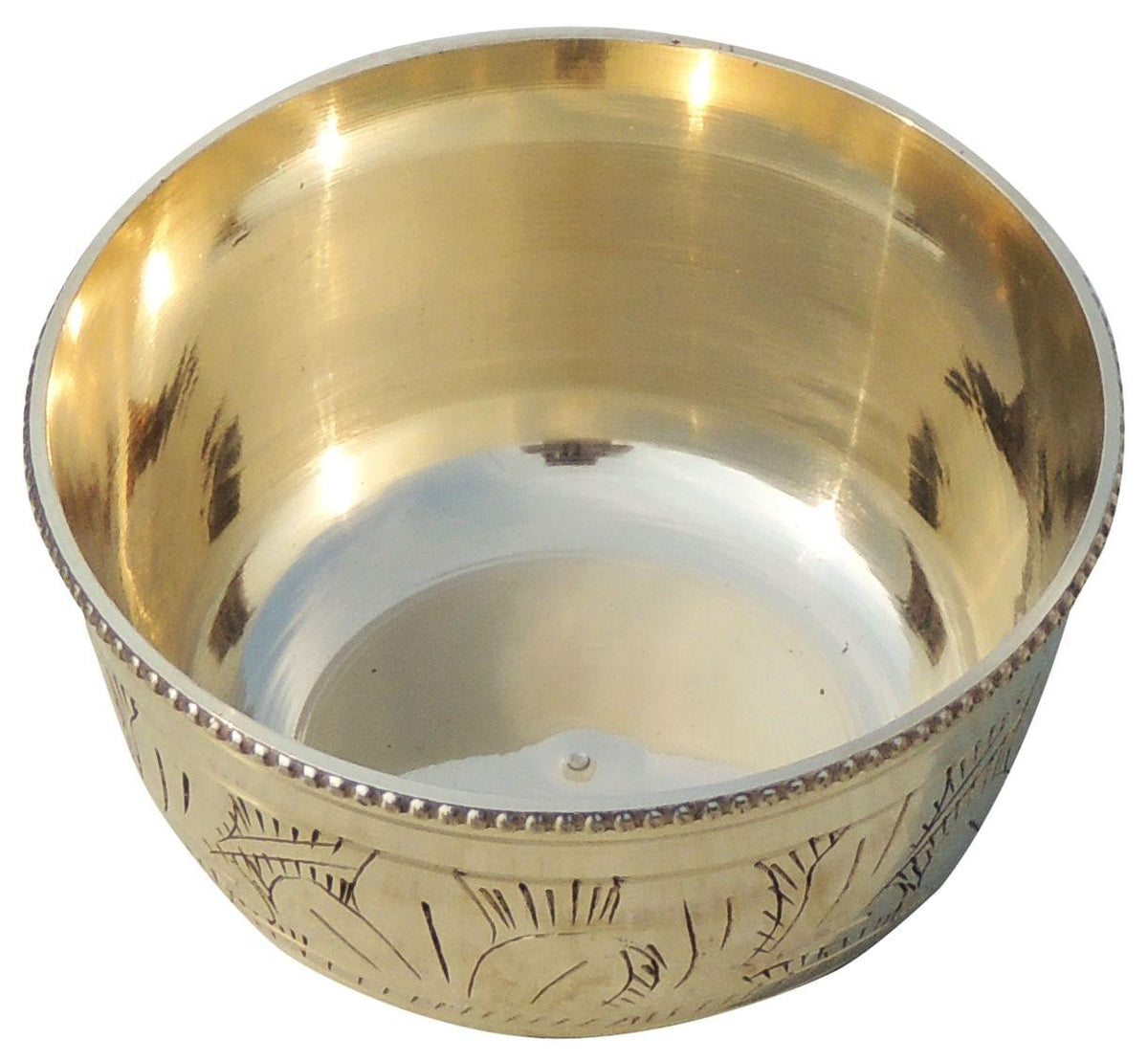 Brass Bowl Katori - 3.5*3.5*1.6 inch (Z151 C)