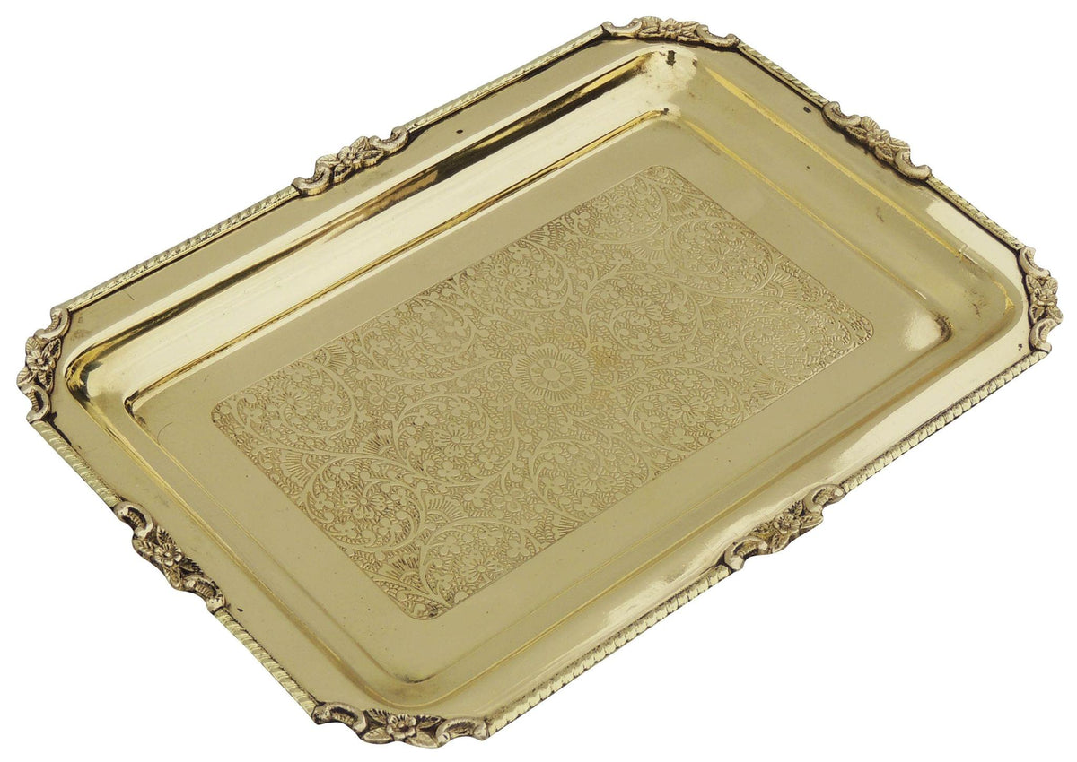Brass Tray - 12.5*8.5*0.8 inch (Z174 C)