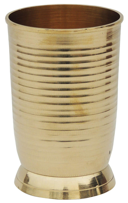 Brass Glass Silai 280 ML - 2.8*2.8*4.2 inch (Z177 C)