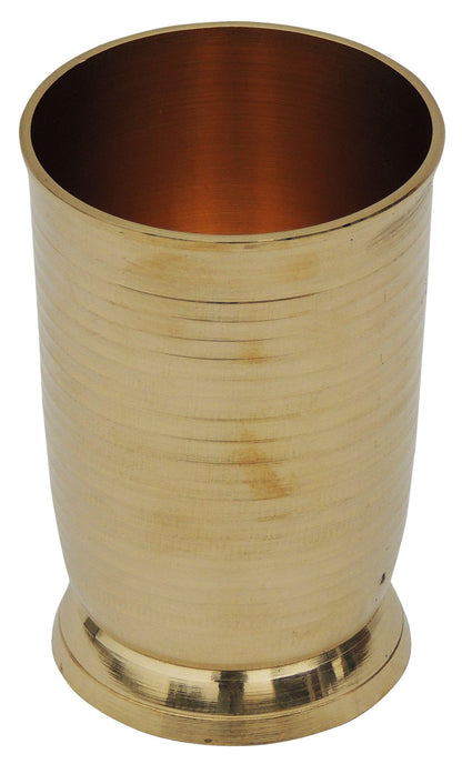 Brass Glass Silai 280 ML - 2.8*2.8*4.2 inch (Z177 C)
