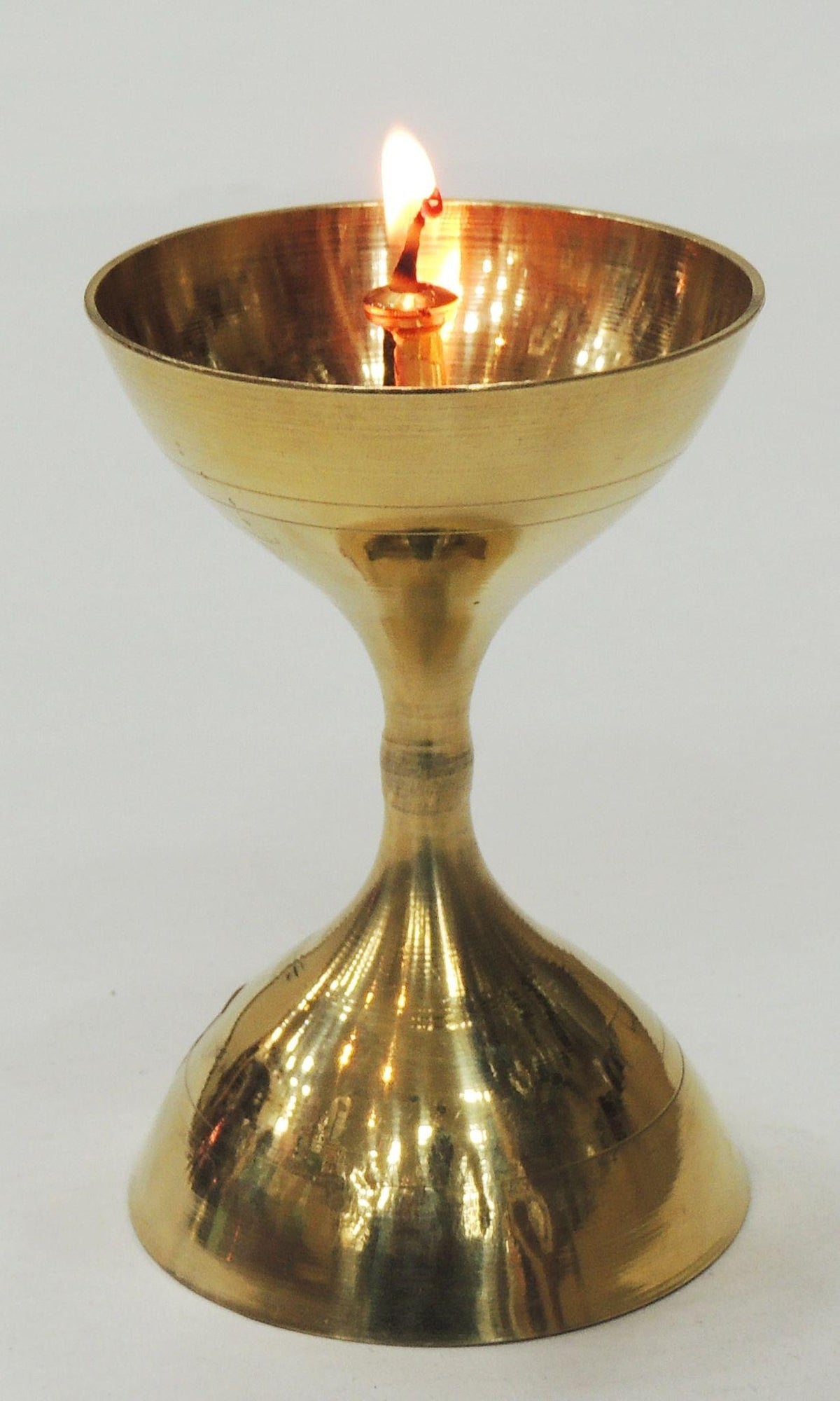 Akhand Deepak No. 12 - 2.5*2.5*3.7 inch (Z193 L)