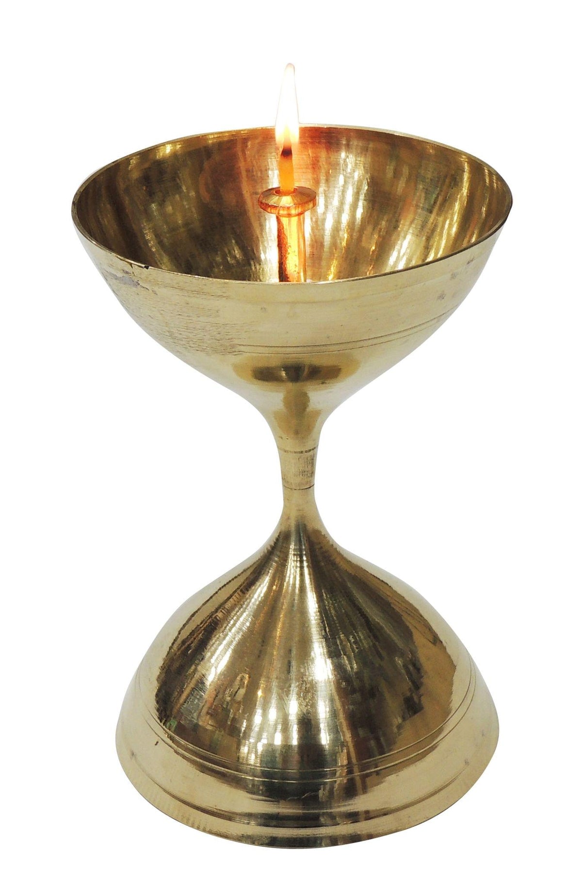 Akhand Deepak No. 18 - 4.5*4.5*6.7 inch (Z193 R)