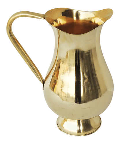 Brass Jug Mughal Design 1.5 Litre - 7.5*5*9 inch (Z196 C)