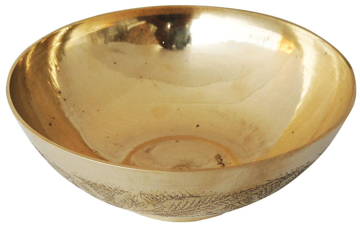 Pure Brass Bowl - 5.4*5.4*2.1 inch (Z215 D)