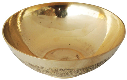 Pure Brass Bowl - 5.4*5.4*2.1 inch (Z215 D)