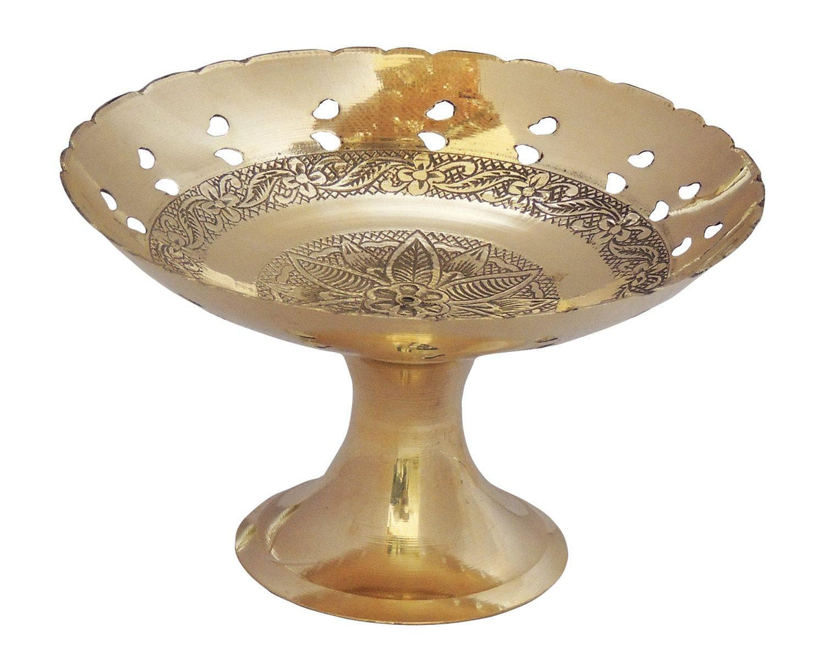 Brass Pan Jali Bata Bowl No.6  - 5*5*3 inch (Z228 C)