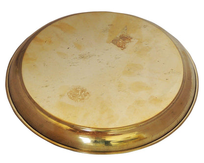 Brass Thali - 8*8*1 Inch (Z231 E)