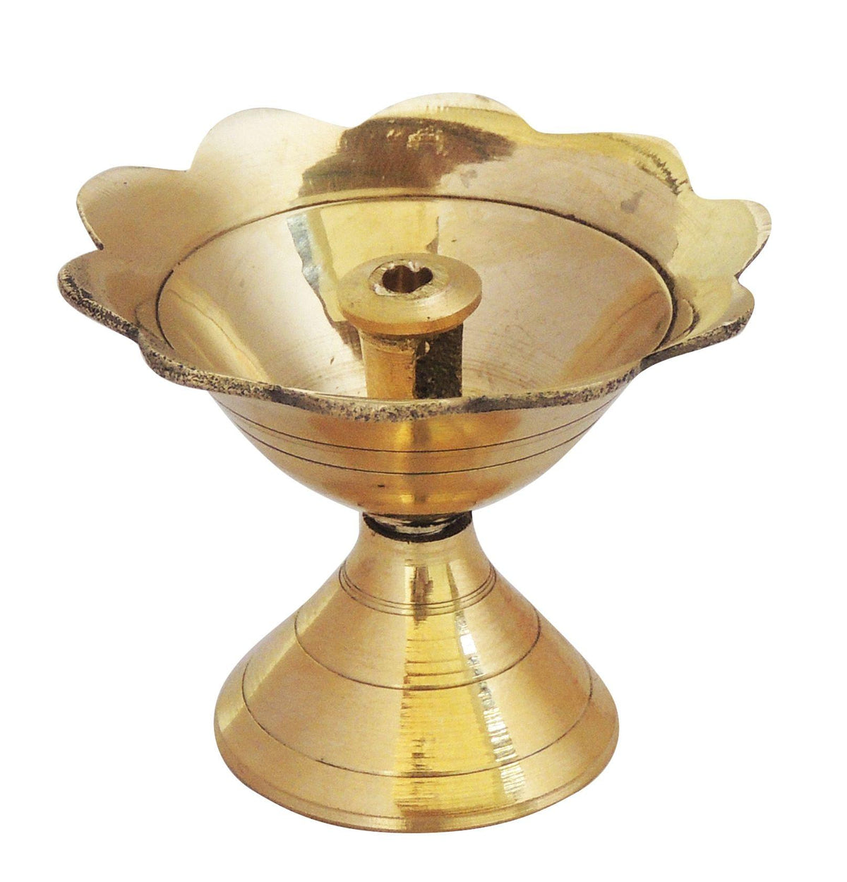 Brass Dev Das Deepak No. 1 - 2*2*1.5 inch (Z241 C)