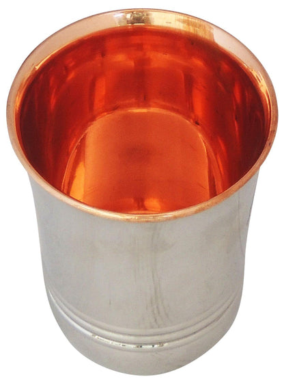 Pure Copper and Steel Glass 250 ML - 3*3*4 inch (Z271 C)