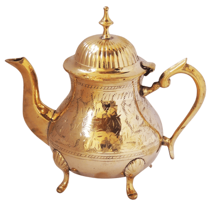 Brass Tea Pot Kettle 650 ML - 8*5*8 inch (Z274 B)