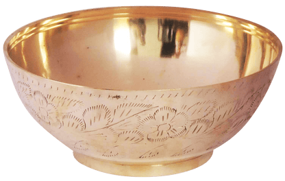 Brass Bowl Katora - 7.5*7.5*3.5 inch (Z277 H)