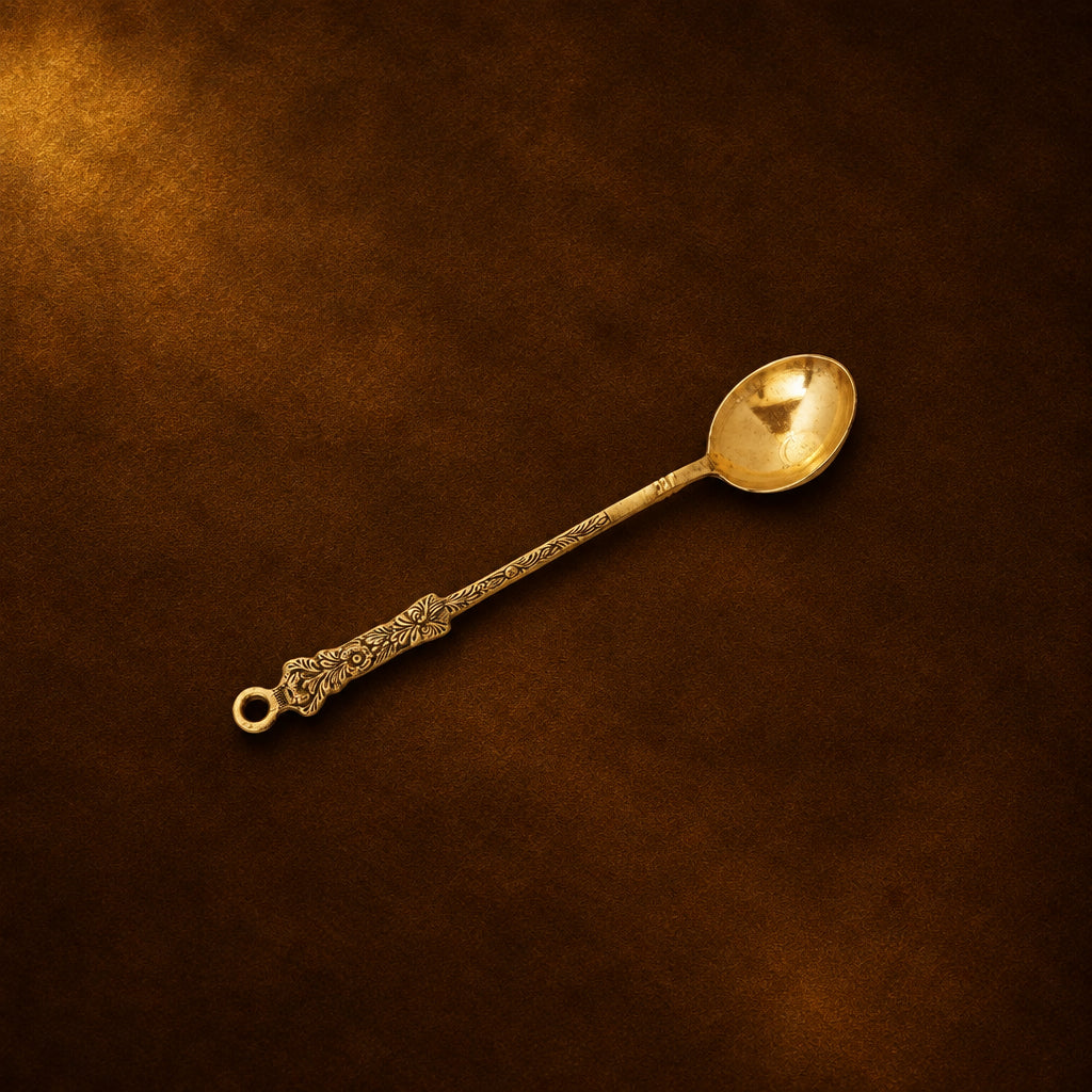 BrasS Ladle Ramcha Golchi 200 Gm - 15*3*1 inch (Z280 A)