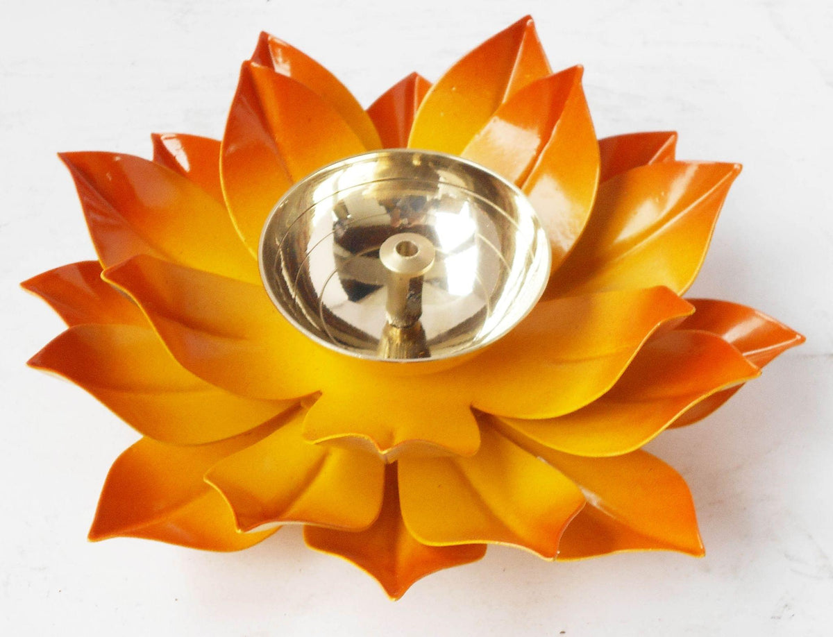 Deepak Brass Aluminium Yellow  - 6*6*2 inch (Z391 Y)