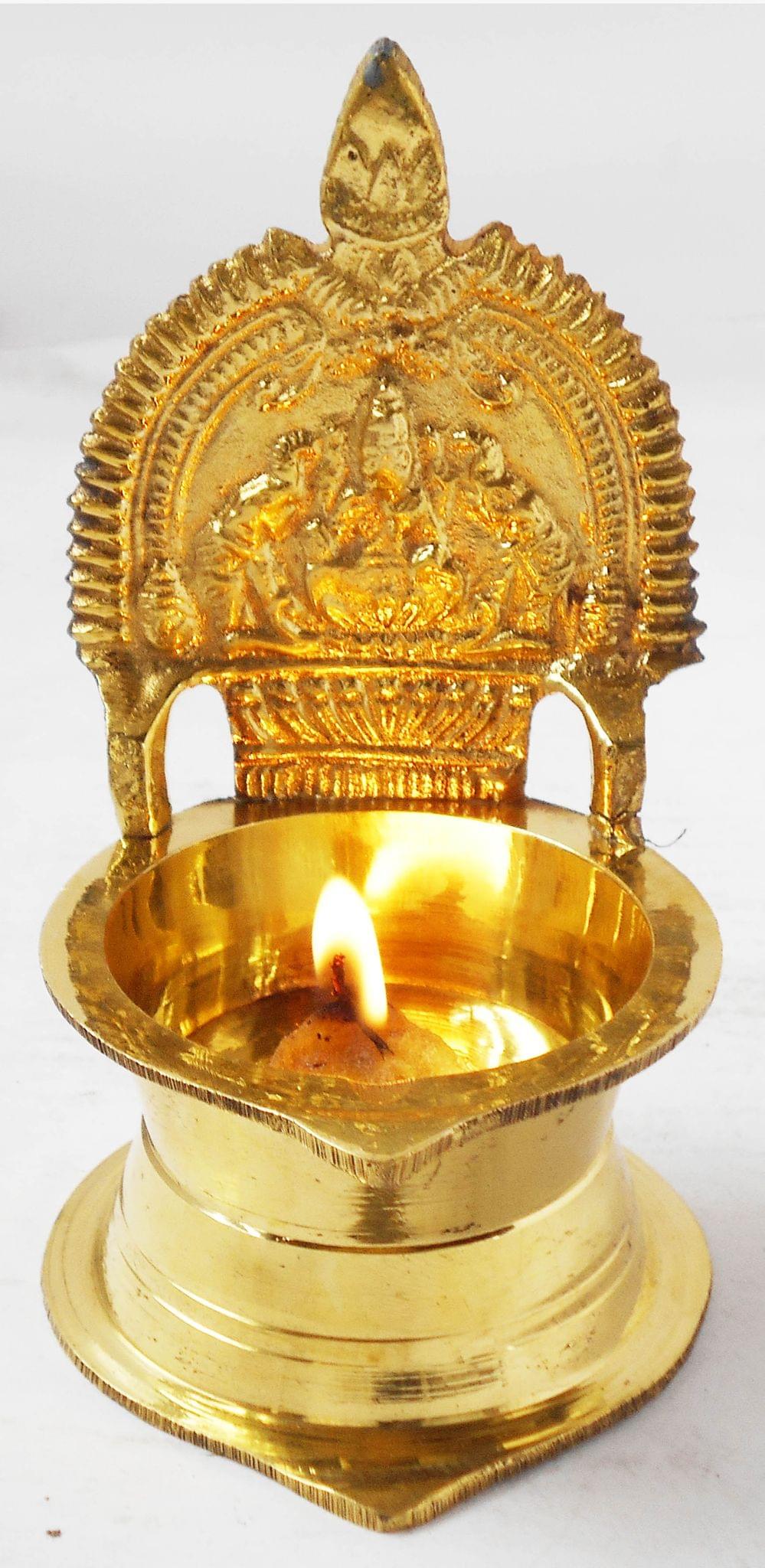 Kamakshi Deepak No. 20 - 3*3*4.6 inch (Z392 F)