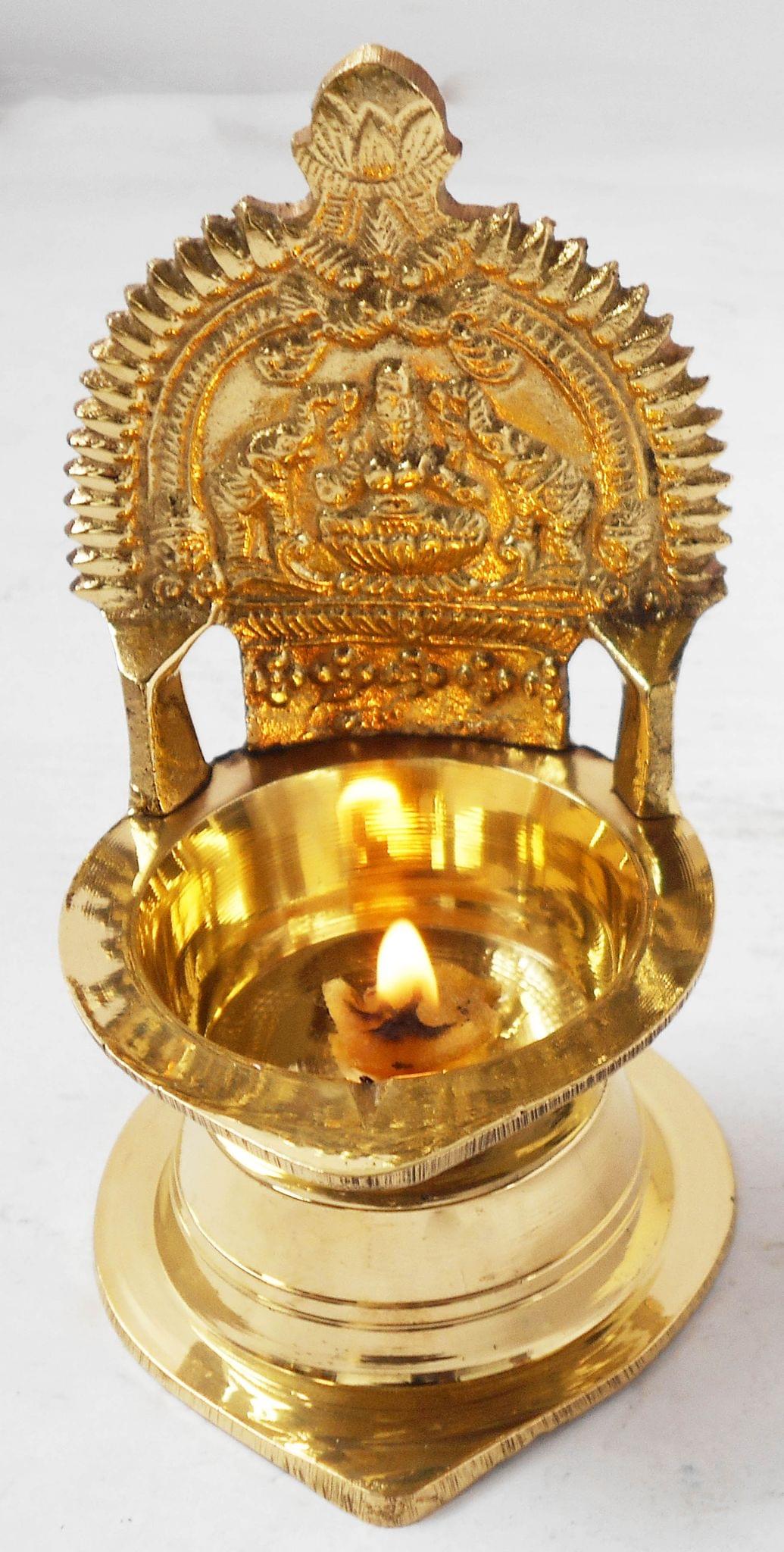 Kamakshi Deepak No. 30 - 3.1*3.1*5.4 inch (Z392 G)