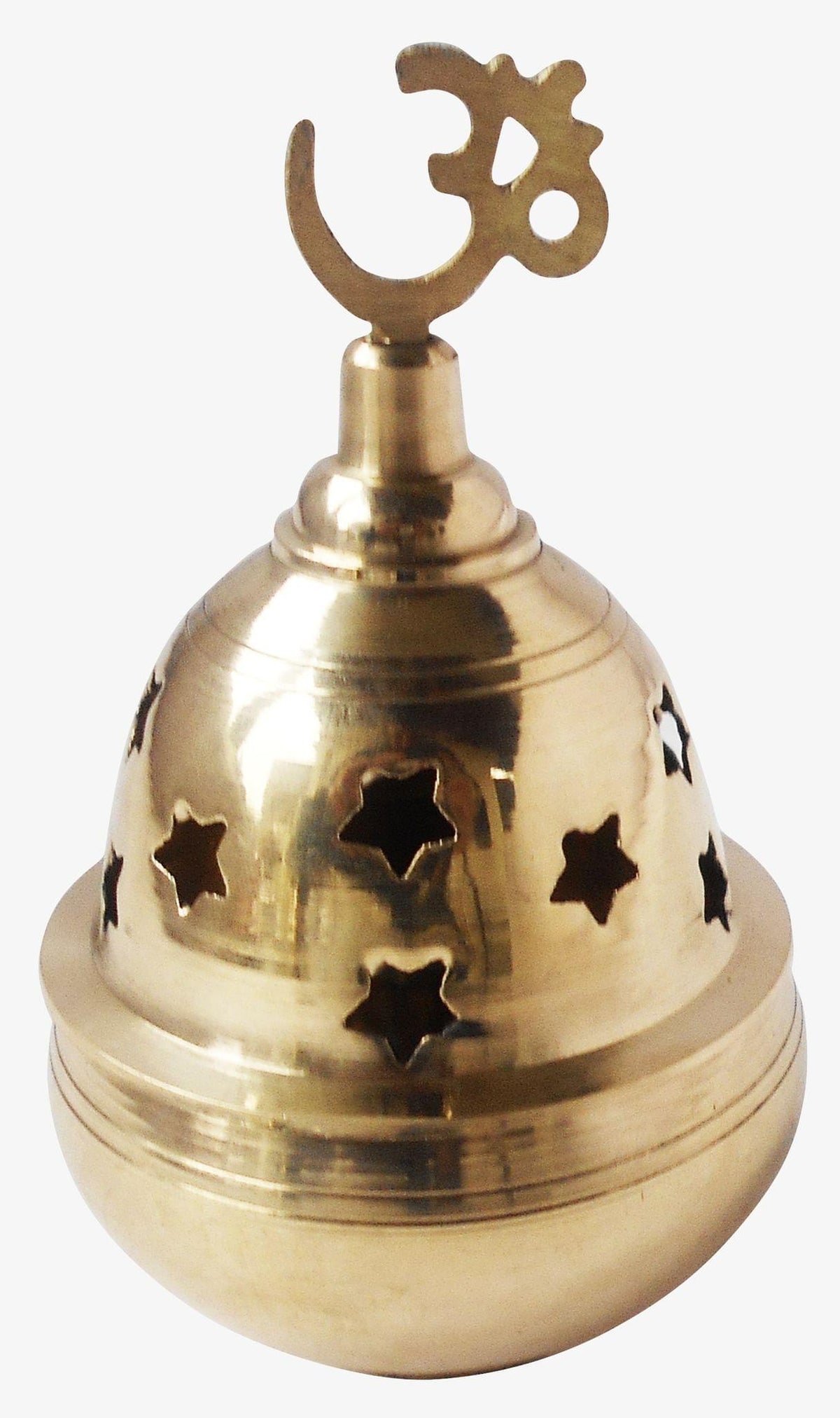 Brass Apple Goblet Deepak No. 2  - 2.5*2.5*4.2 inch (Z401 B)