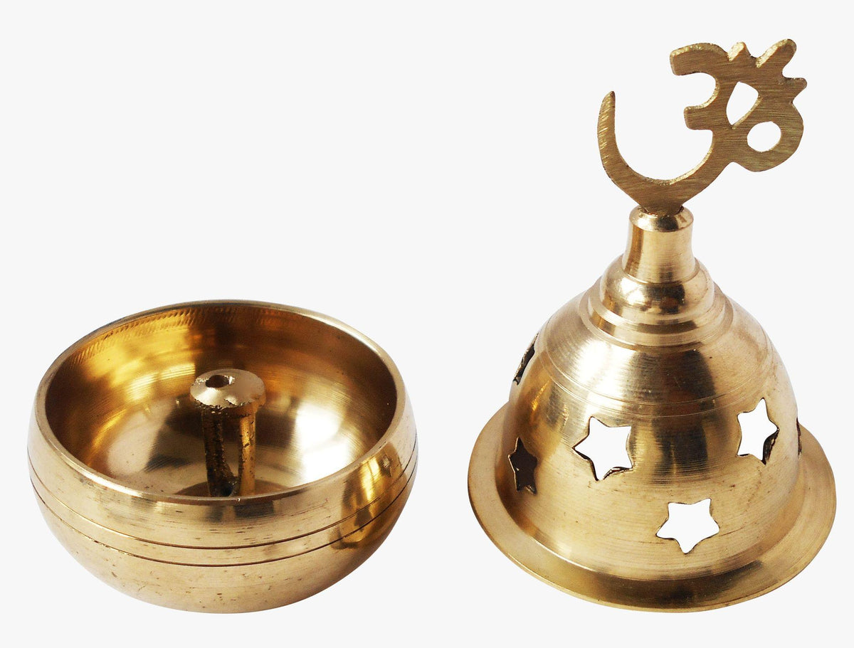 Brass Apple Goblet Deepak No. 2  - 2.5*2.5*4.2 inch (Z401 B)